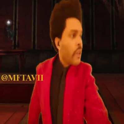 The weeknd in maze of funhouse fun