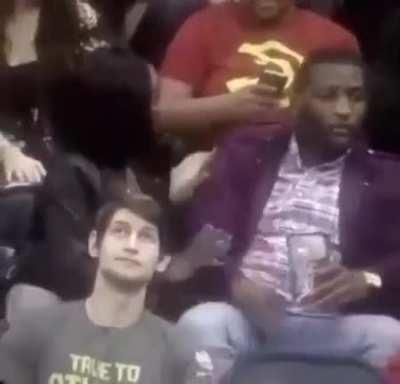 What could go wrong rejecting a kiss on the Kiss Cam?