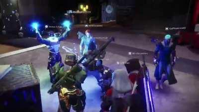 D2 tower is full of joy...