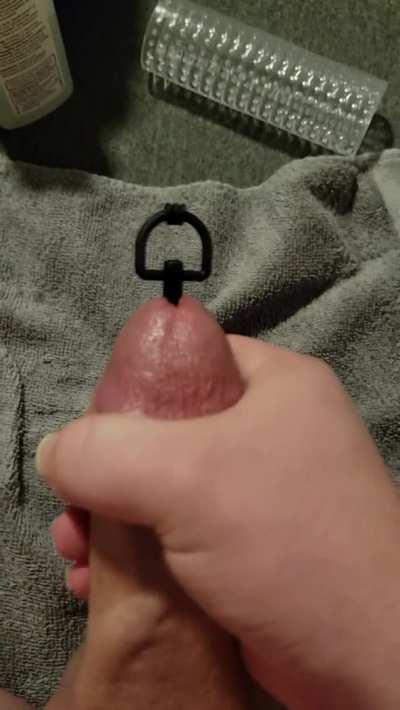 Stroking with a plug in