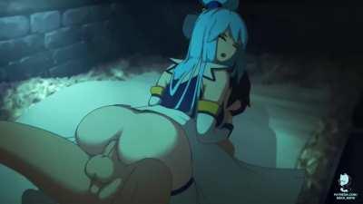 Aqua being useful for Kazuma