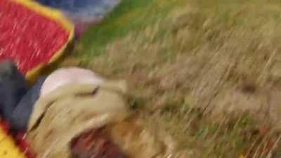 Just going to lean down to grab these cranberries and...