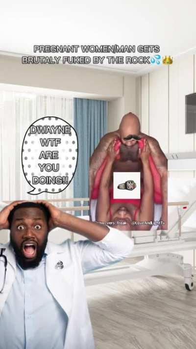 THE ROCK FUCKS A PREGNANT MAN!!!! HOW CAN HE DO SUCH A THING 💦👳🏾‍♂️