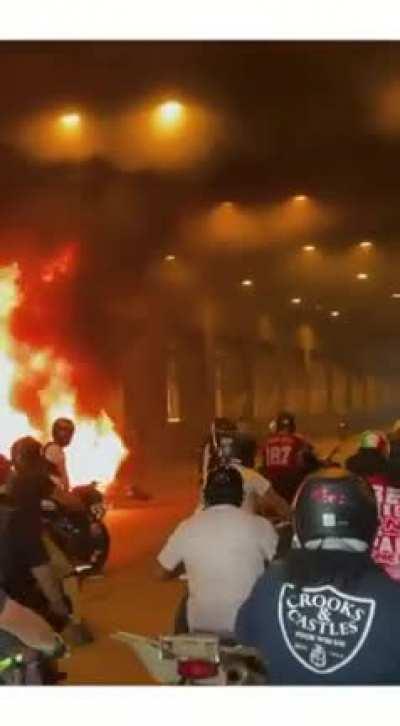 Watch me show off on my motorcycle