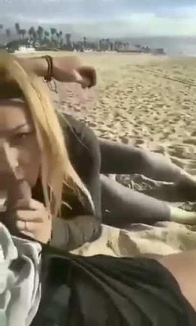 Quick taste on a beach