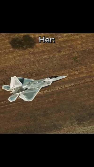 If my girlfriend is not a f22, I dont want her.