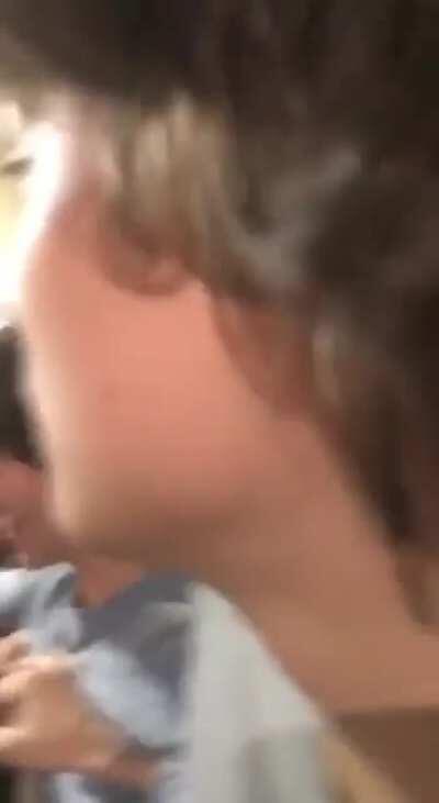 Moses parting the sea