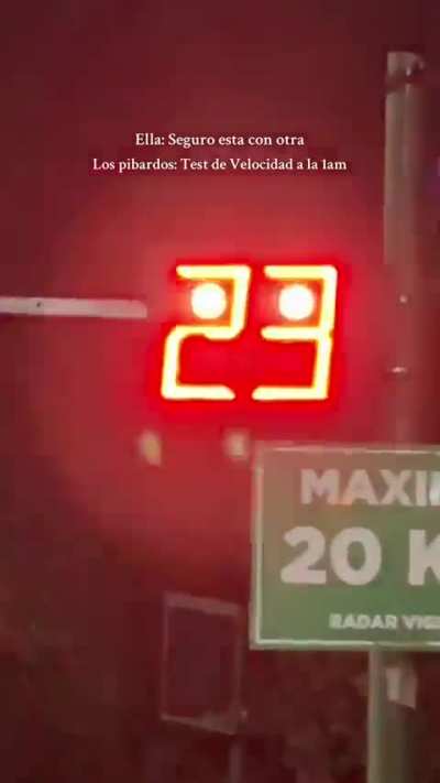 Guys Testing the Speed Camera at 1AM in the Morning...