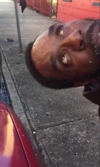 Sittin' sideways, boy's in a daze