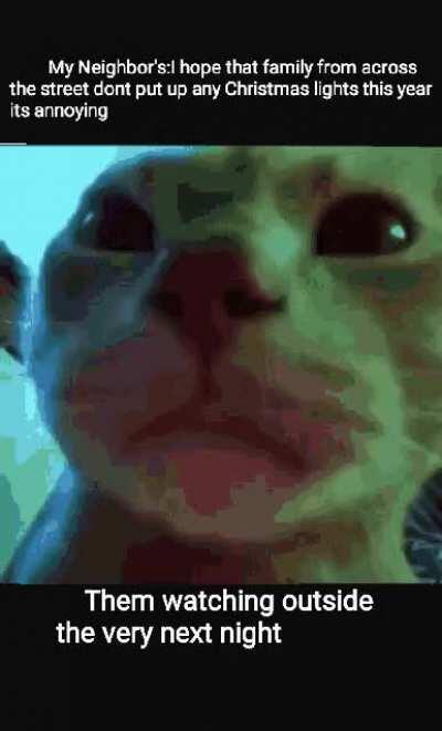 Christmas is in the air it's also In Neighbor's eyes