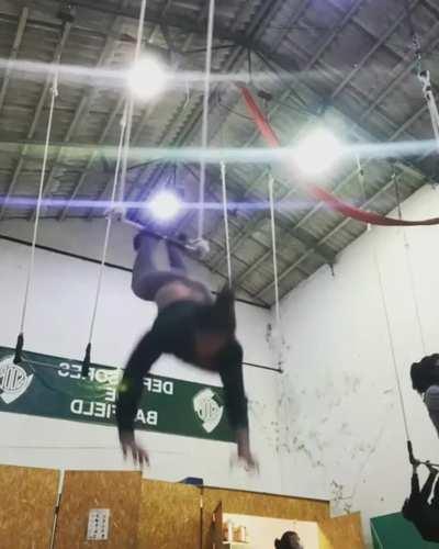 Losing pants in the air