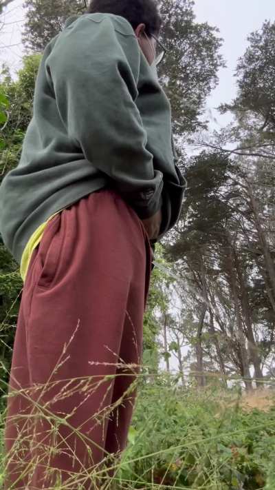 I had to use the restroom really badly at the park today but there was no bathrooms in sight! I hope nobody saw me \_(>~<)_/