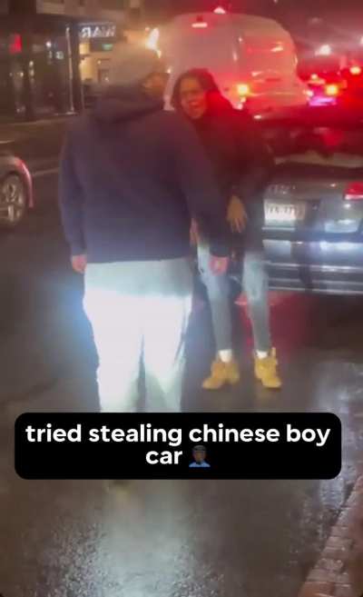Thug tries to steal car and finds out