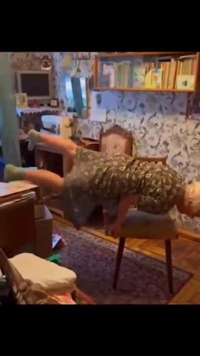 Body is 70 years old, but is 17 in spirit 