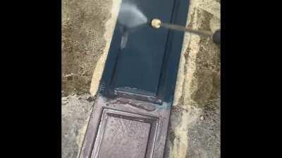 Had no idea these shutters were navy blue