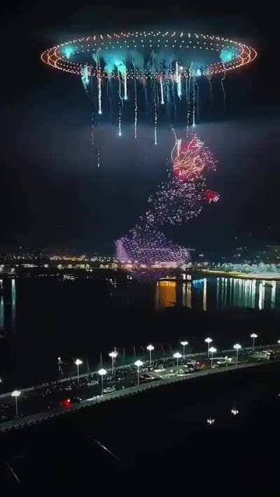 Shanghai New Year Drone Show