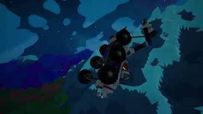 Why use a spaceship when you can use rovers?