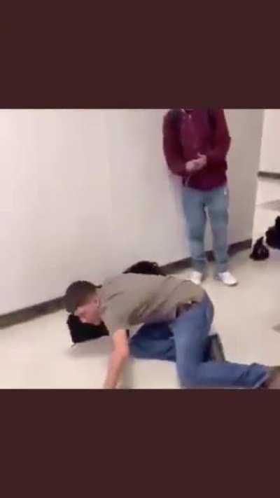 guy gets dropped in one punch