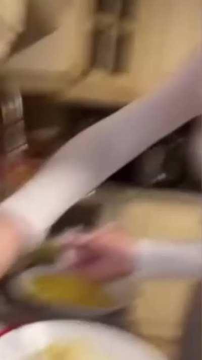 From her story (slow-mo)