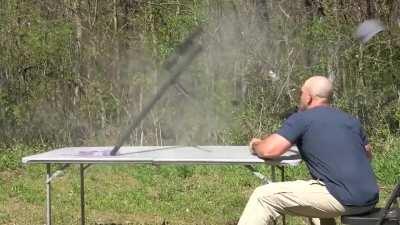 to shoot a cal 50 without getting injured