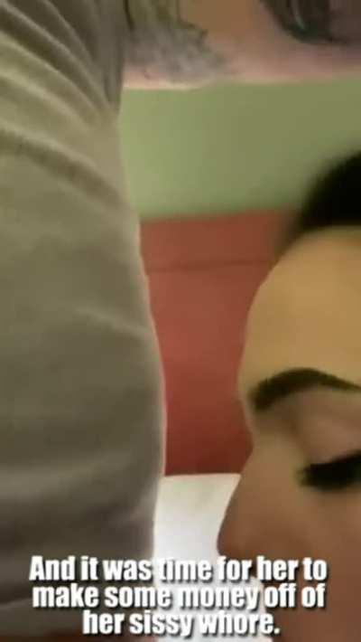 Sucking cock is your purpose now.