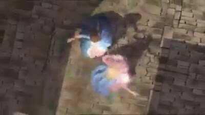 Wanda and Agatha are fighting to death, while both Visions are just there like..