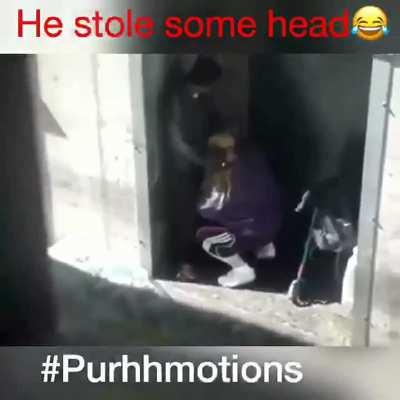 Stealing a blowjob from a street hooker