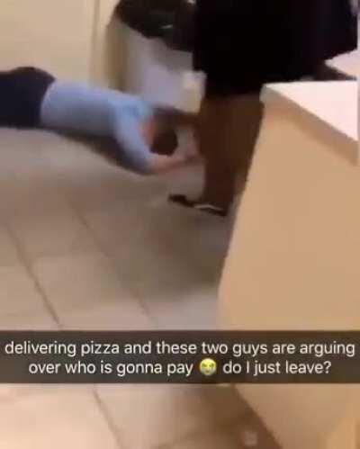 HMB while I pay for the pizza