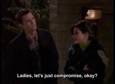 I find it so hilarious how logical Joey is about the problem