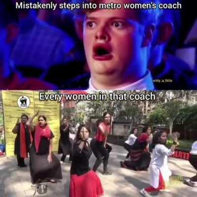 Mistakenly Steps Into Women's Coach 😂