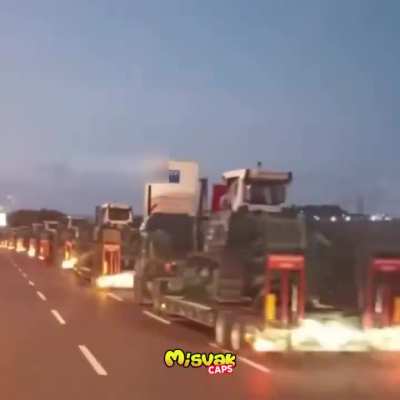 Turkey dispatches construction vehicles to Gaza to help with the reconstruction