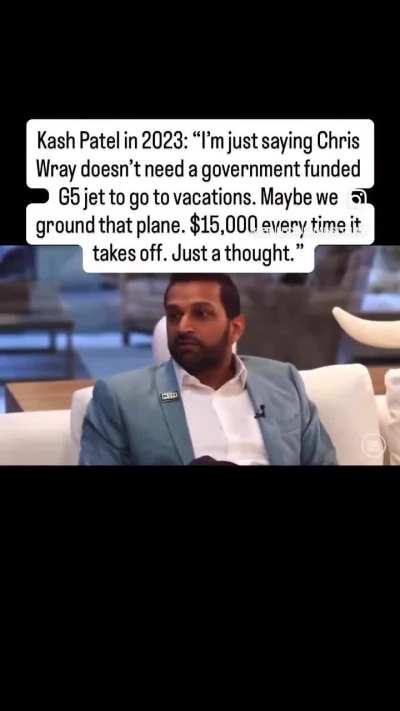 In light of Kashyap’s government sponsored date nights, here’s his take on using the government jet in 2023