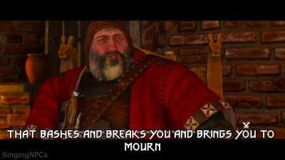 Toss a coin to your Witcher Sung by Witcher 3 NPCs