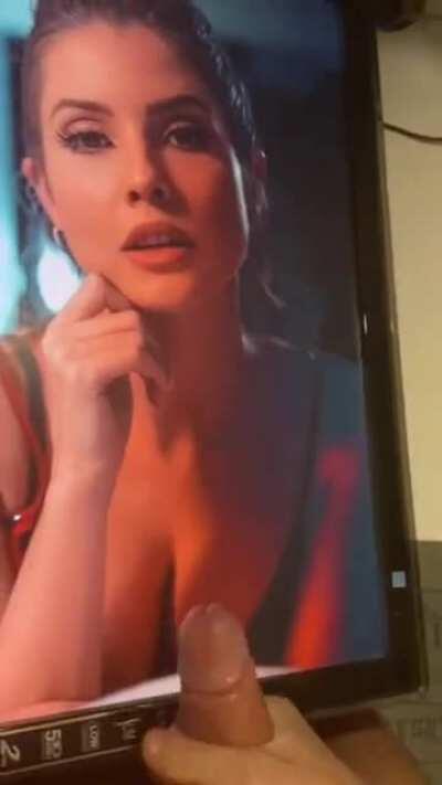 My bud jerkin his big hard cock and huge cum tribute 4 Amanda Cerny - I am feeding my buds celebs and porn on kik - if u like 2 show off ur big hard cock and have a second screen 2 do vids like this add hertsgirls on k1k