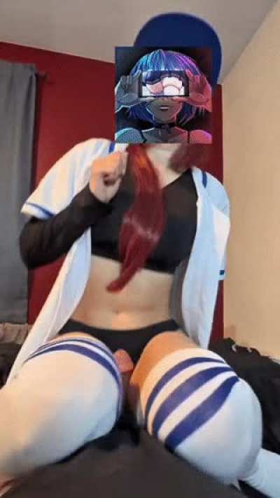 Anna (AnnaAnon’s OC) is this week’s character thighjob! Makes sense when she likes to perform them as well 🧢⚾️