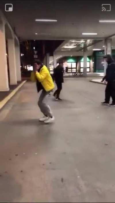 I must warn you that I learned this from anime and I have a black belt bro