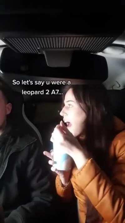 Return to tank, reject woman.