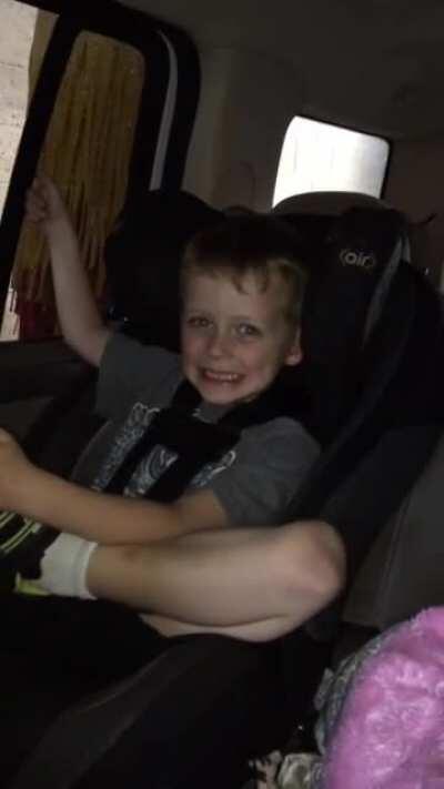 First time through a drive through car wash