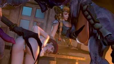 Mercy and D.Va - Hunters Hunted (Beowulf1117, GenosseStahl)