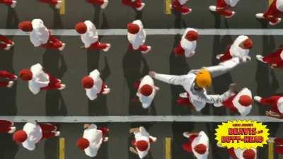 An actual video of Beavis And Butt-Head watching the music video for See You Again