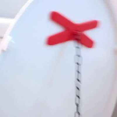 I design fake products and today I made a device to always close the toilet seat.