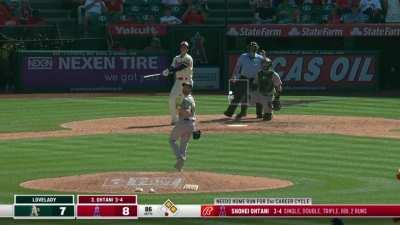 [Highlight] Ohtani narrowly misses hitting for the cycle as Wayne Randazzo anticipates a Stantonian homer