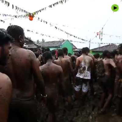 Annual faecal festival in India