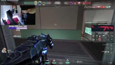 15 bullets to sage, 39 damage? What just happened?(Clip from brazilian professional player Alexandre Zizi).