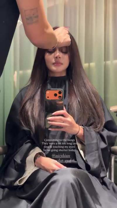 Committing to the bangs