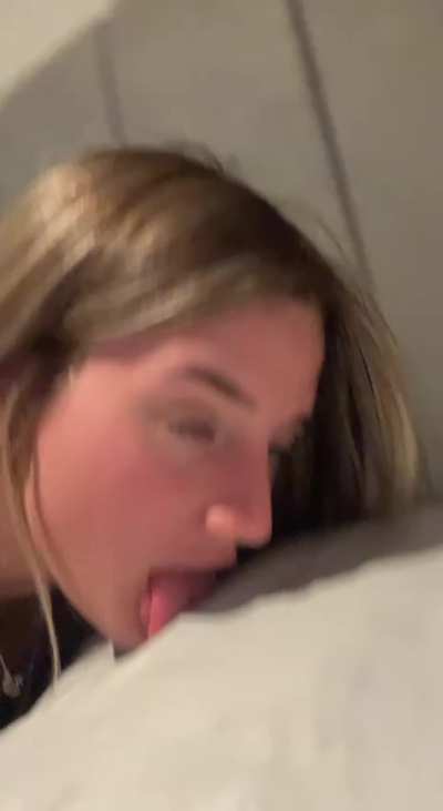 I suck your dick, you suck my tits, deal?