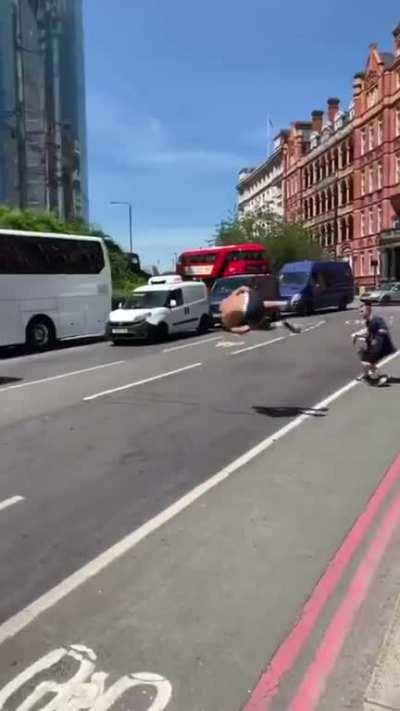 Amazing camera man jump