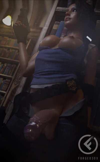 Jill getting excited (Forged3DX) [Resident Evil]