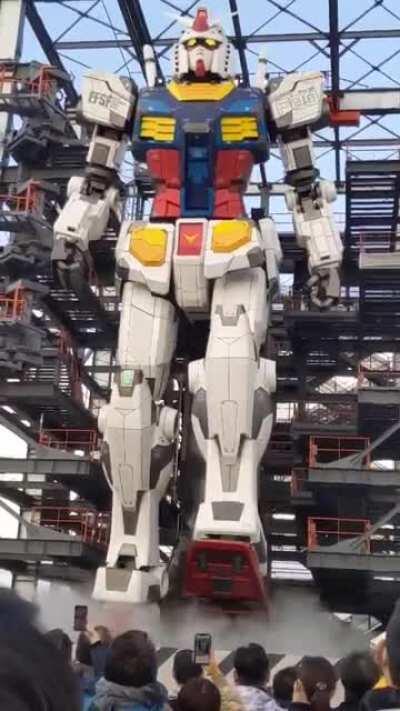 GUNDAM FACTORY YOKOHAMA (10x speed)