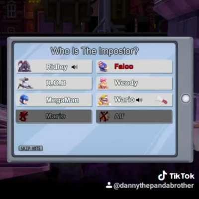 200 IQ Among Us play in Smash?